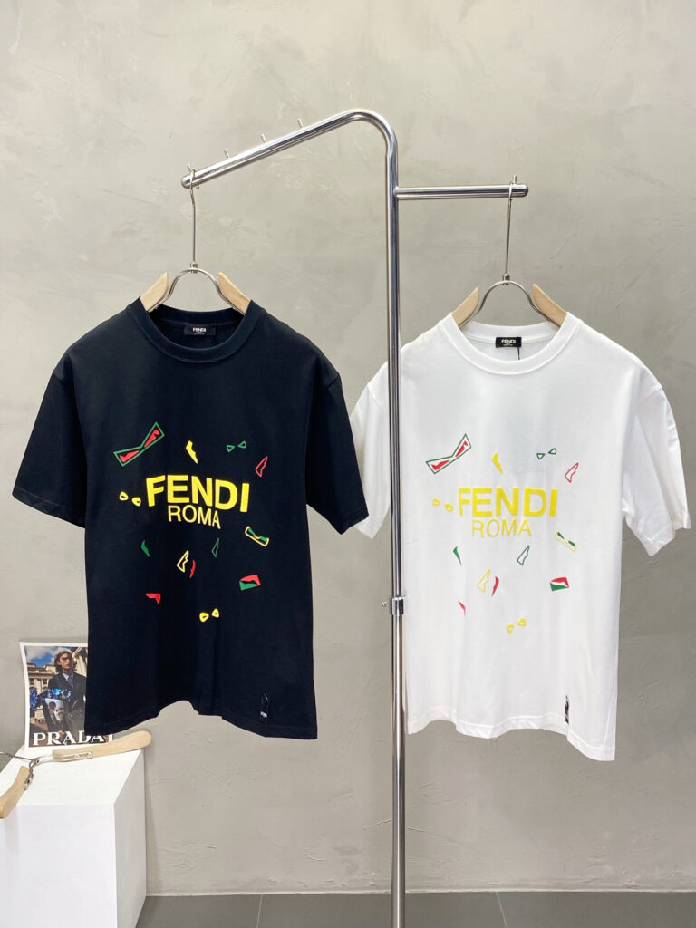 フェンディ Fendi エクスクルーシブ メンズ カジュアル ショートスリーブTシャツ