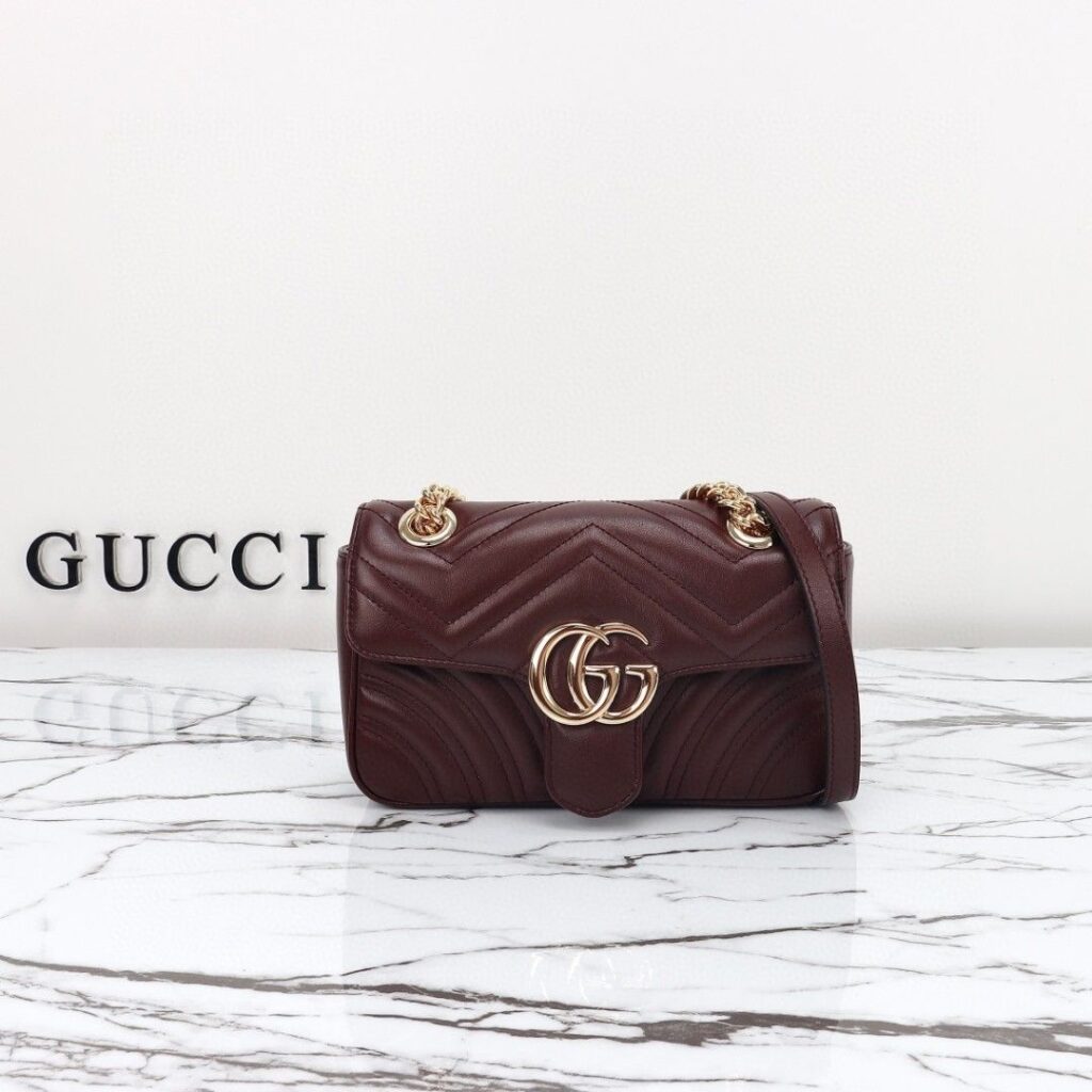 グッチ〔GGマーモント〕ミニ/スモール ショルダーバッグ「GG Marmont Bag」