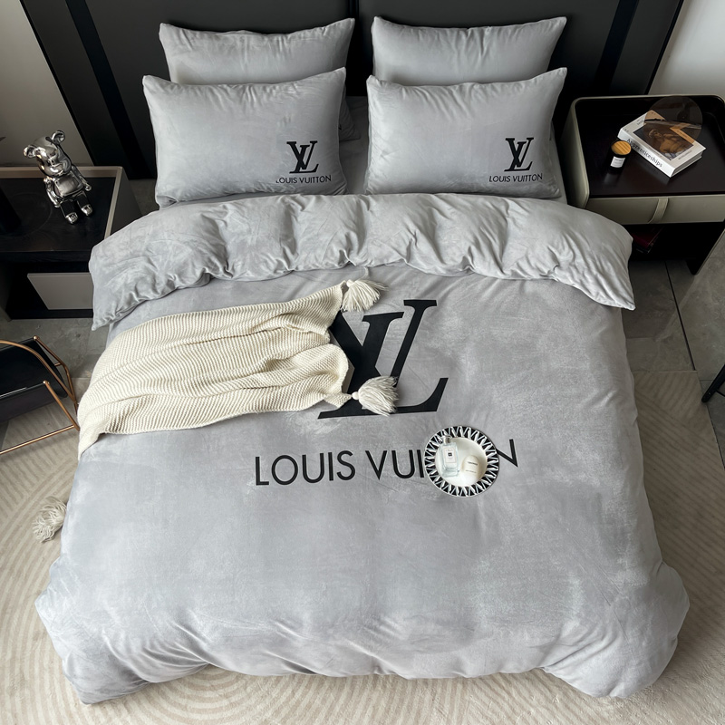 ルイ・ヴィトン「Louis Vuitton」プレミアム クリスタルベルベット プリント 4点セット