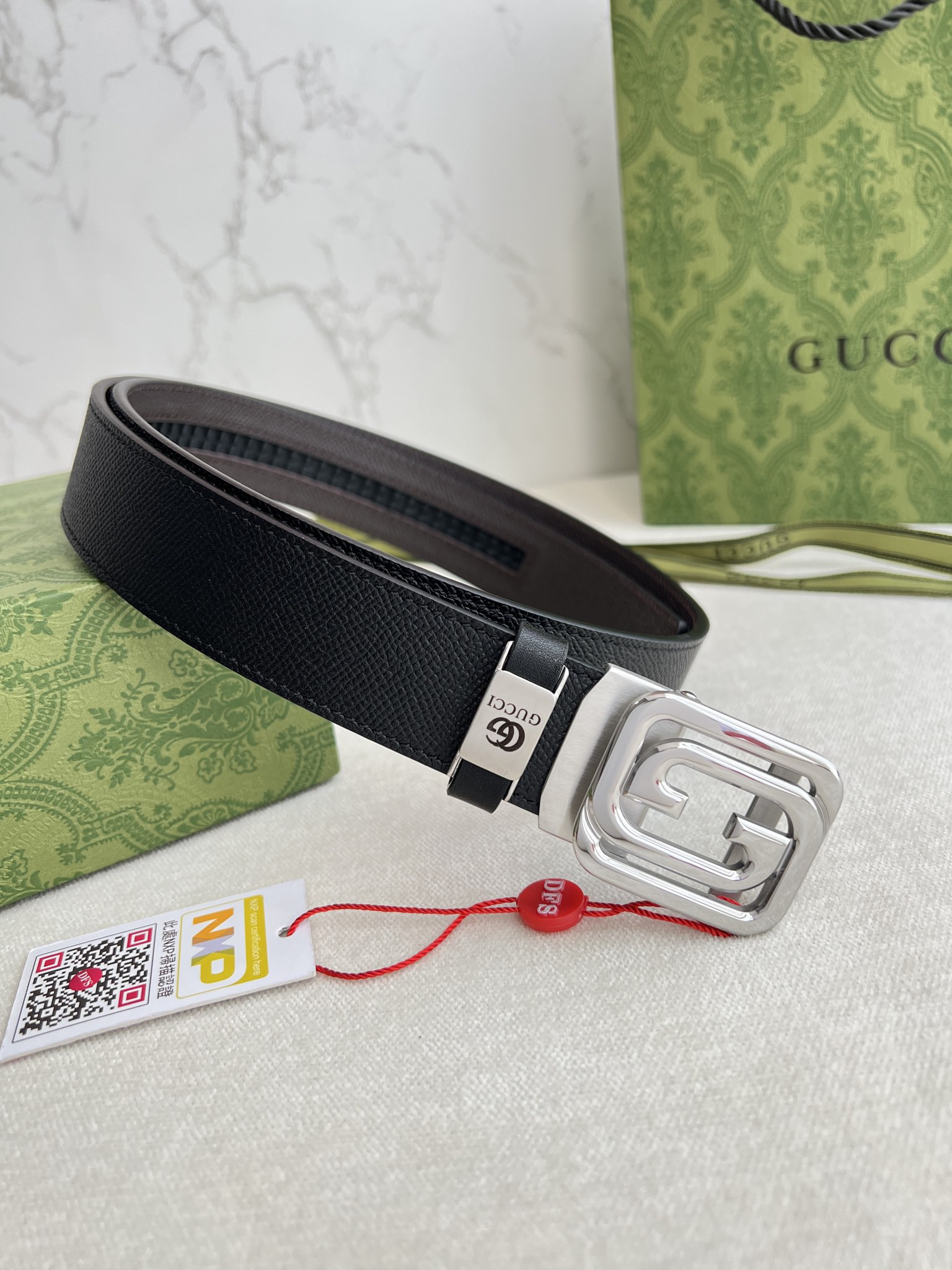 【在庫新登場】Gucci イタリアンテイストベルト「全長約 100cm」