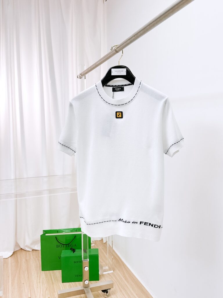 フェンディ Fendi メンズ プレミアムニット ショートスリーブTシャツ
