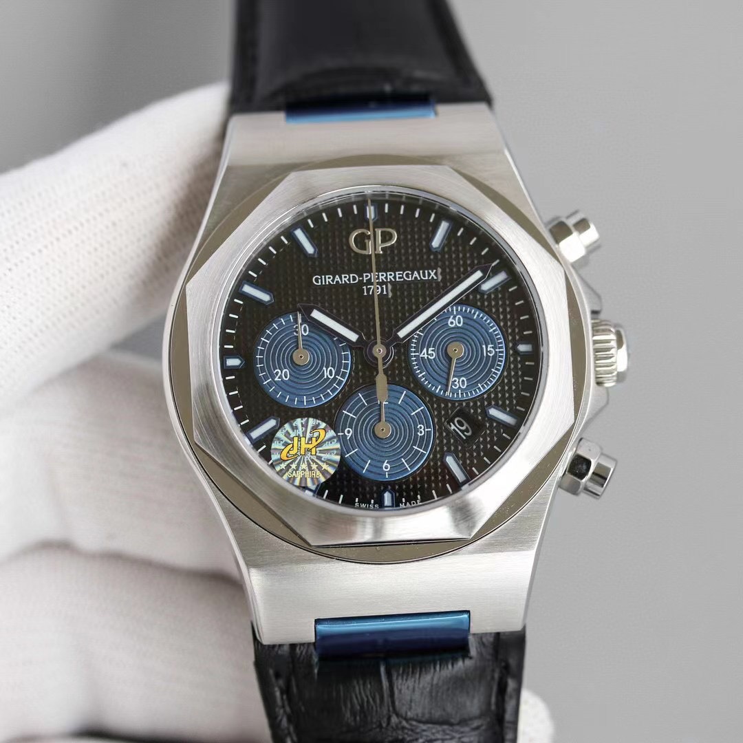ジラール・ペルゴ「Girard-Perregaux」ラウレアート クロノグラフ 腕時計42MM