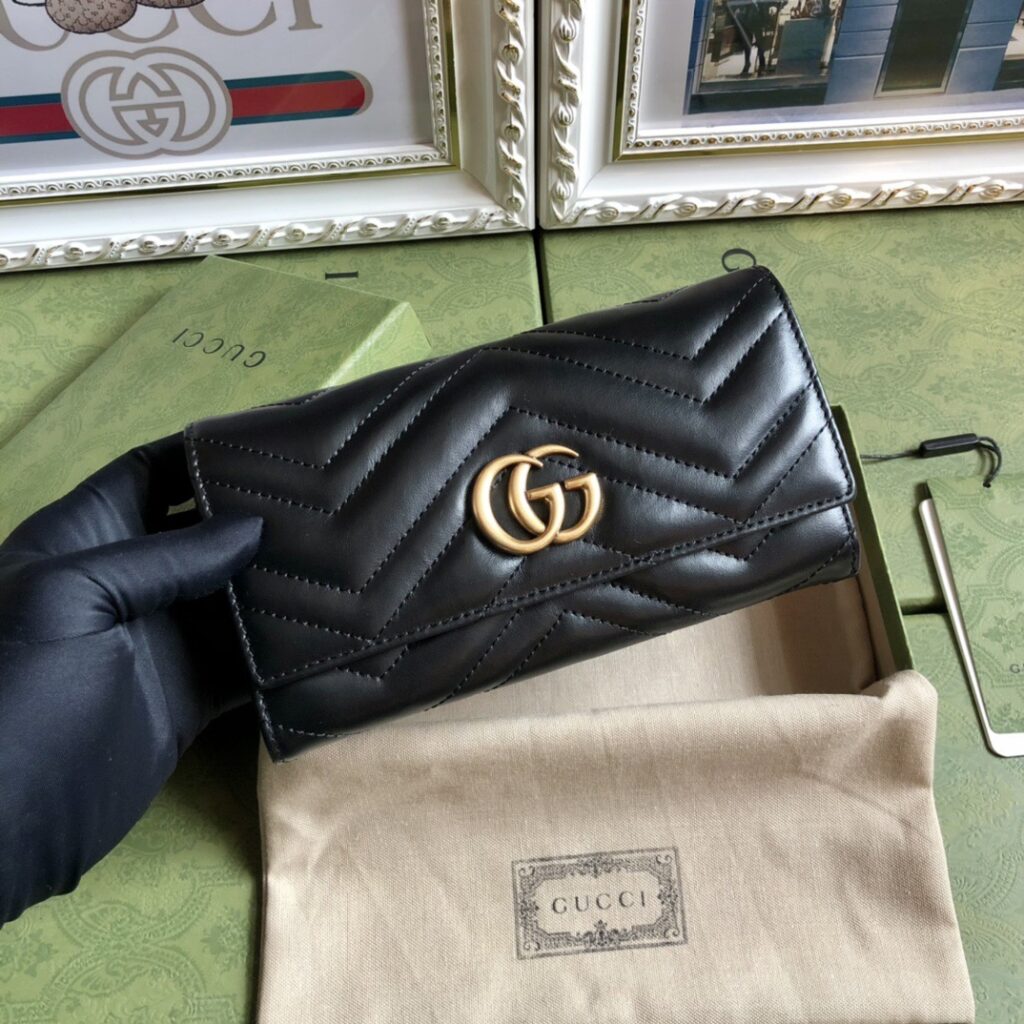 グッチ「Gucci」〔オフィディア〕GG コンチネンタルウォレット