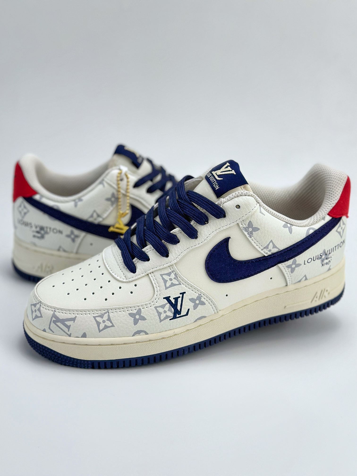 ルイ・ヴィトン x ナイキ Air Force 1 Low 限定クラシック ローカットコラボトレンドスニーカー「LV Nike」