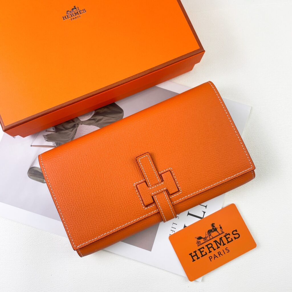 エルメス New H Passant トゥータンマン ウォレット