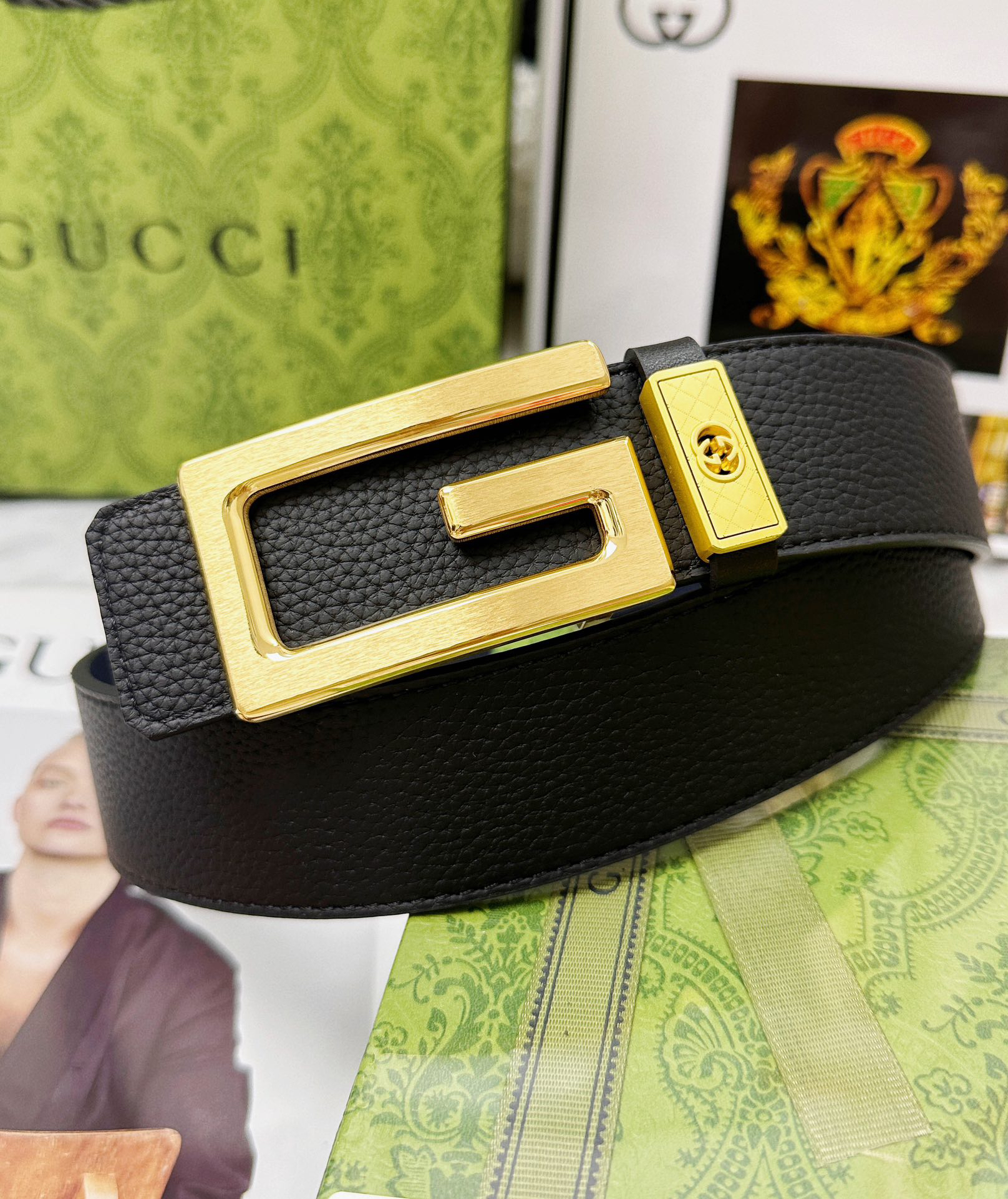 【在庫新登場】Gucci イタリアンテイストベルト「全長約 100cm」