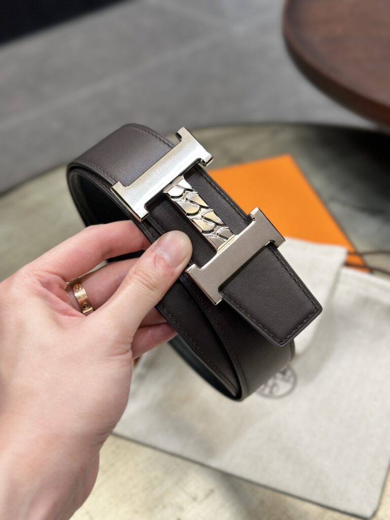【限定入荷】Hermès フレンチ紳士ベルト「全長約 100cm」