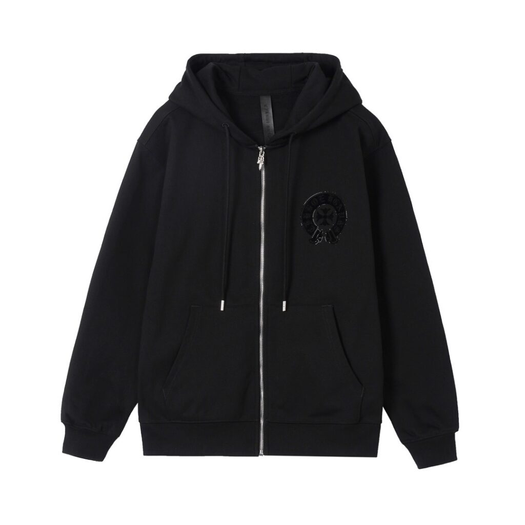 クロムハーツ「Chrome Hearts」秋冬ロングスリーブ ジップアップフーディ - ユニセックス