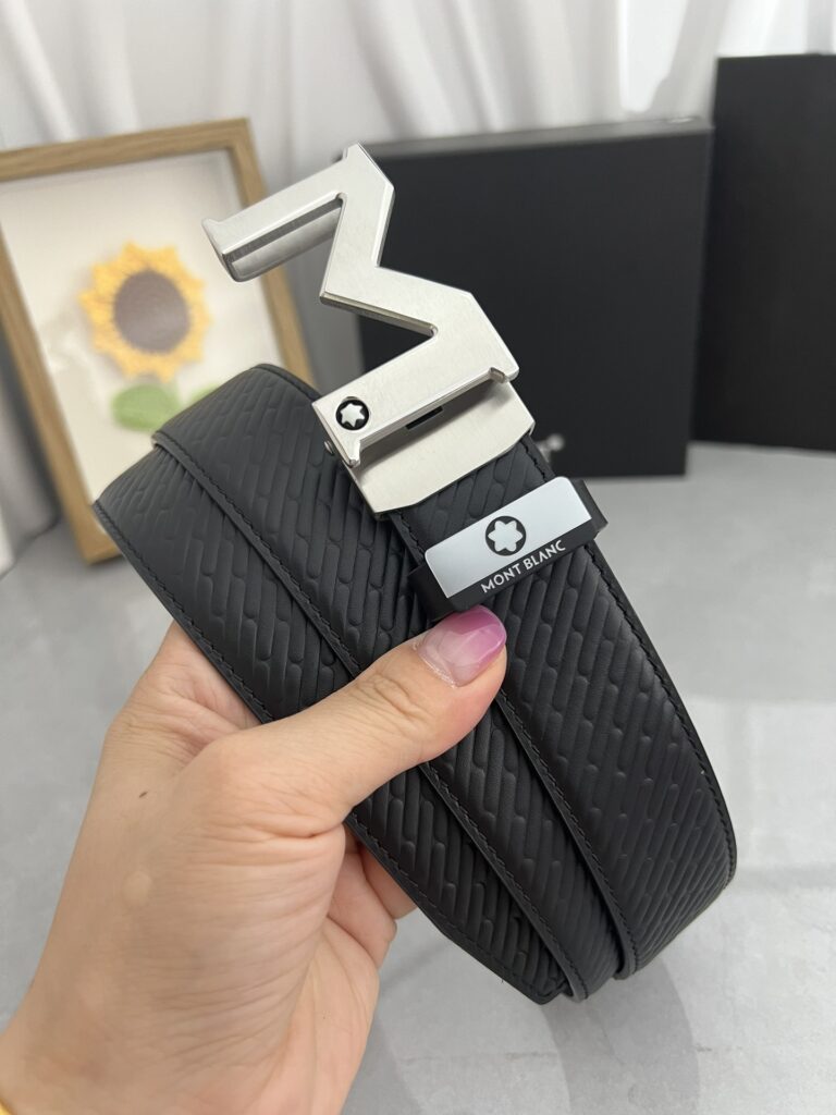 【厳選在庫】Montblanc ビジネスマン正装ベルト「全長約 100cm」