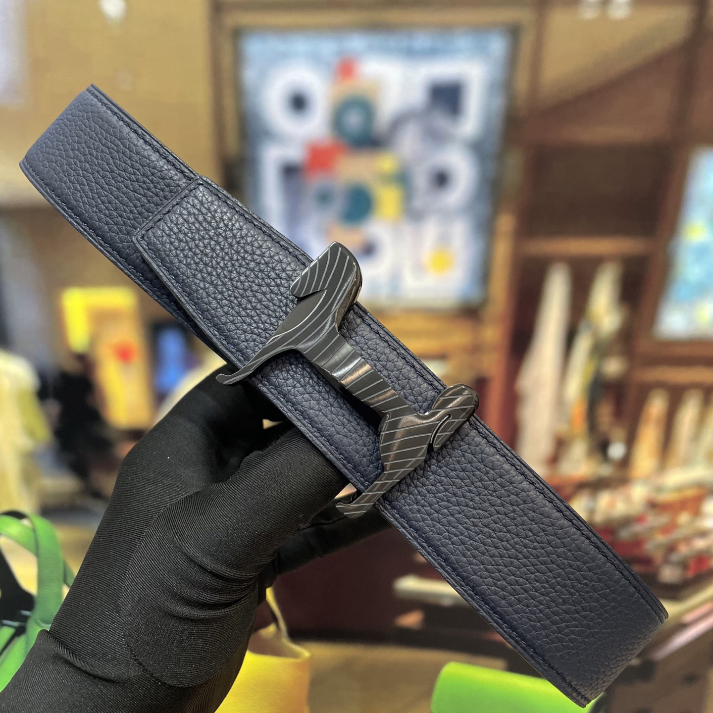【限定入荷】Hermès フレンチ紳士ベルト「全長約 100cm」