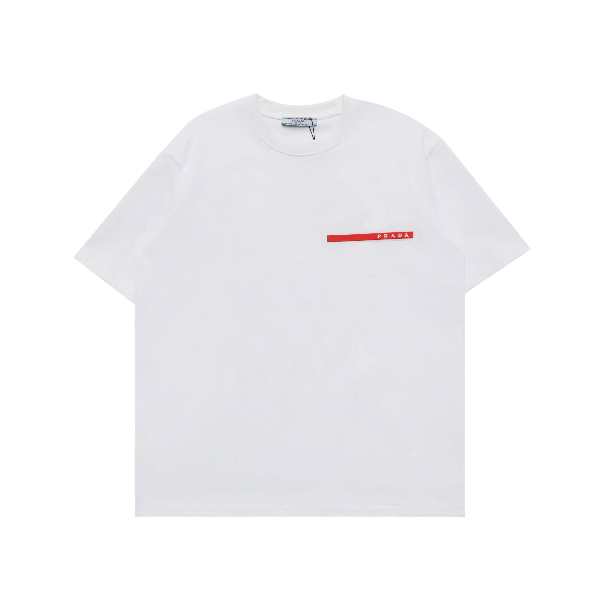 プラダ Prada ベーシックロゴ カジュアルクルーネックTシャツ