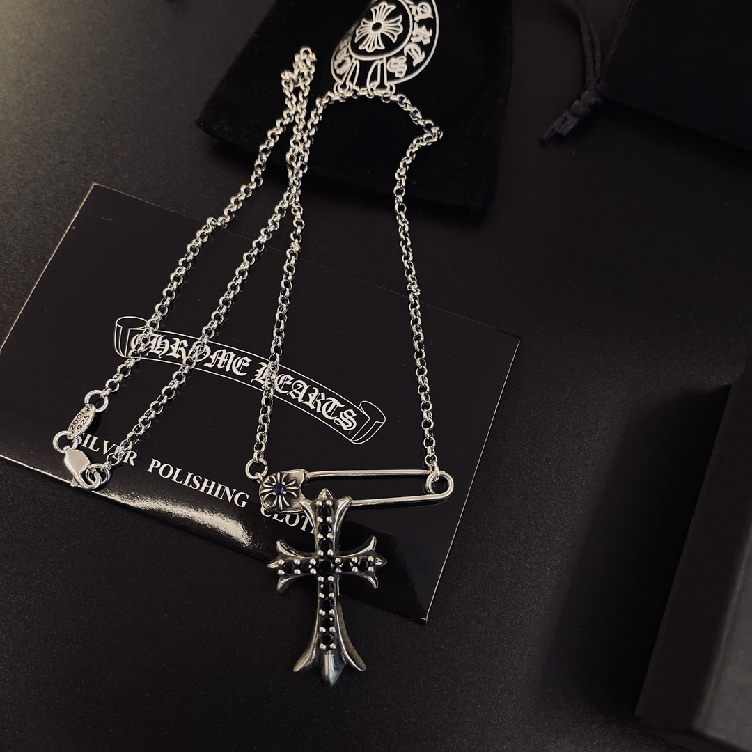 クロムハーツ「Chrome Hearts」シンプルペンダントネックレス - ユニセックス