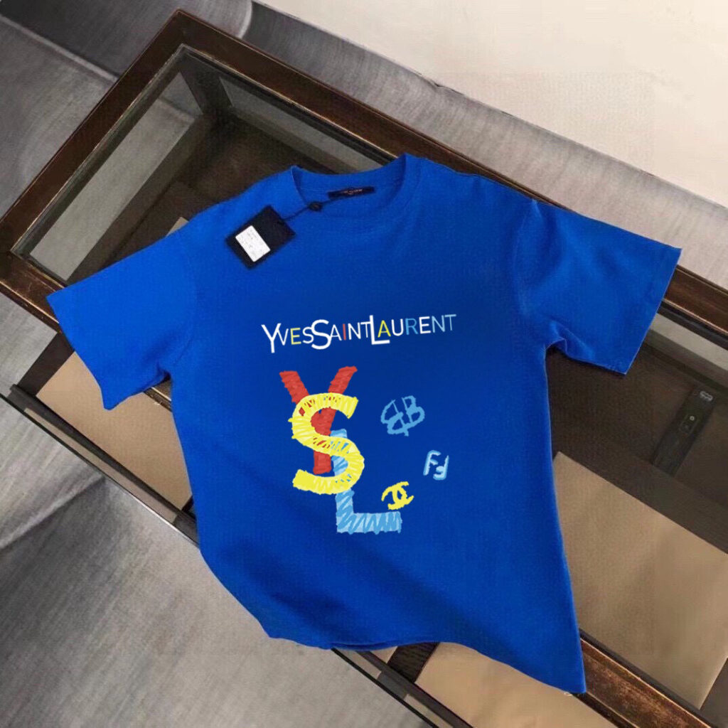サンローラン Saint Laurent メンズ リラックスフィット クルーネックTシャツ