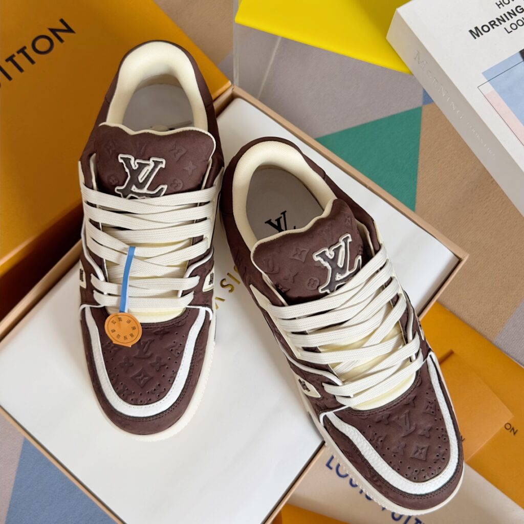 ルイ・ヴィトン「LV Trainer」クラシックシリーズ ファッショントレンドカジュアルスニーカー