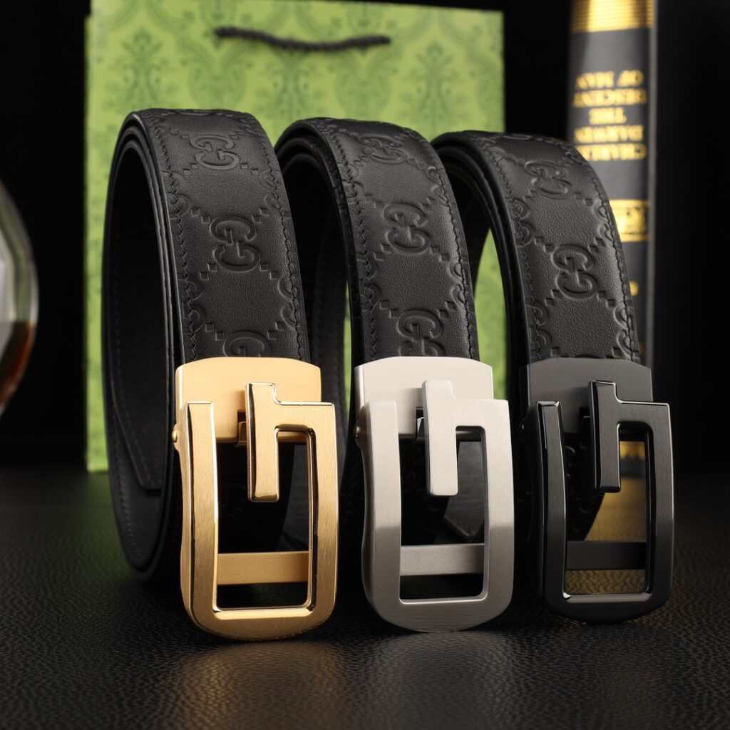 【在庫新登場】Gucci イタリアンテイストベルト 3 点セット「全長約 100cm」