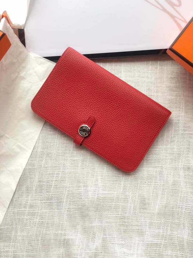 【限定新入荷】エルメス Dogon Long 二つ折りロングレザー財布「大容量収納仕様」