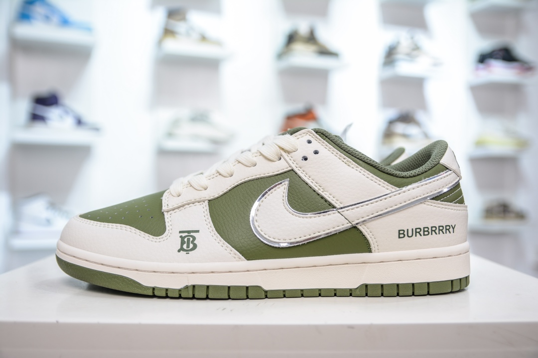 「コラボモデル」Burberry x Nike SB ダンク ロー ボーバリー コラボ 低帮スニーカー