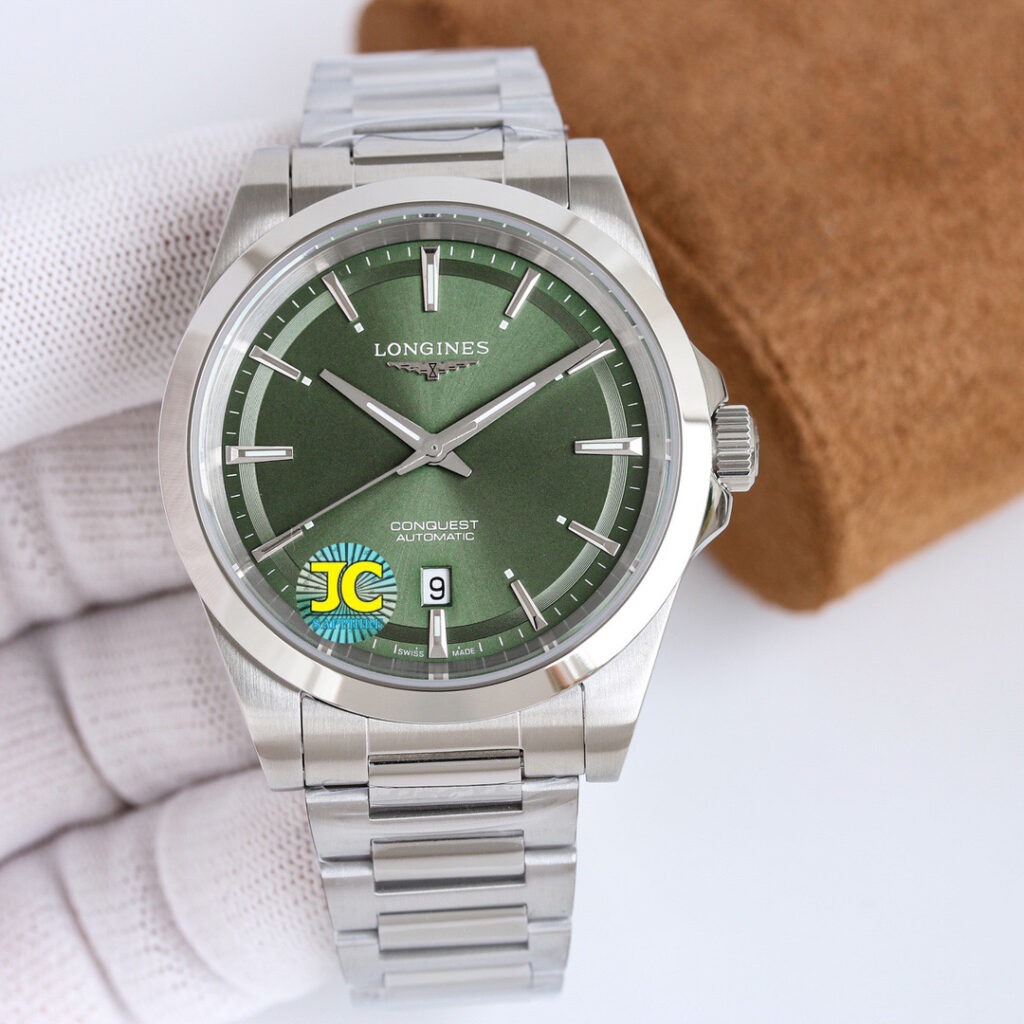 ロンジン「Longines」Conquestステンレススチール メンズウォッチ41MM