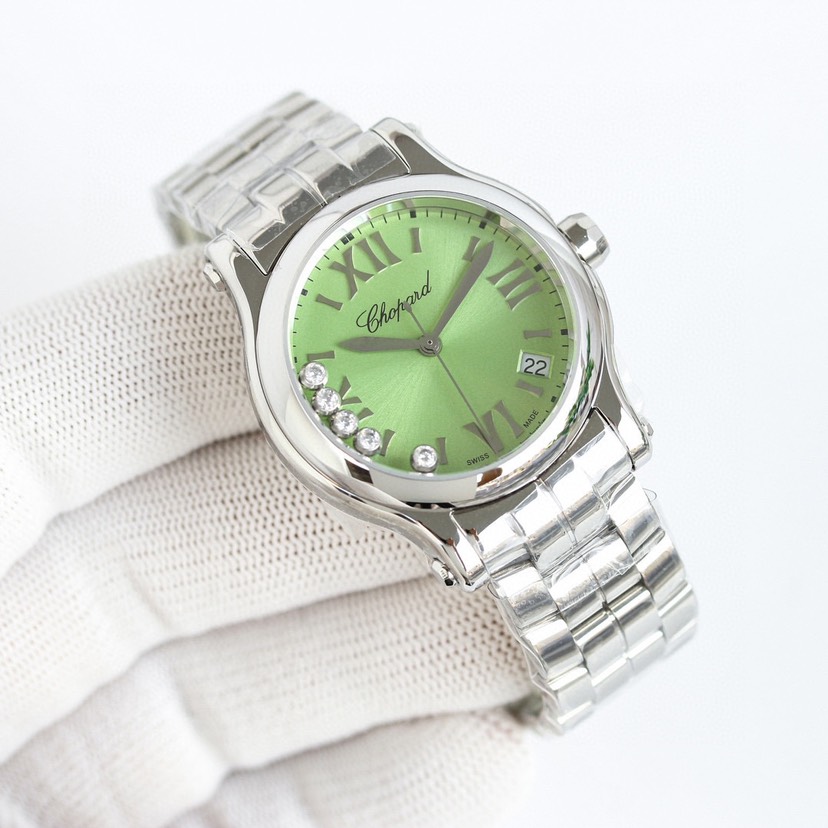 ショパール「Chopard」ハッピーダイヤモンド レディースウォッチ 30mm/36mm