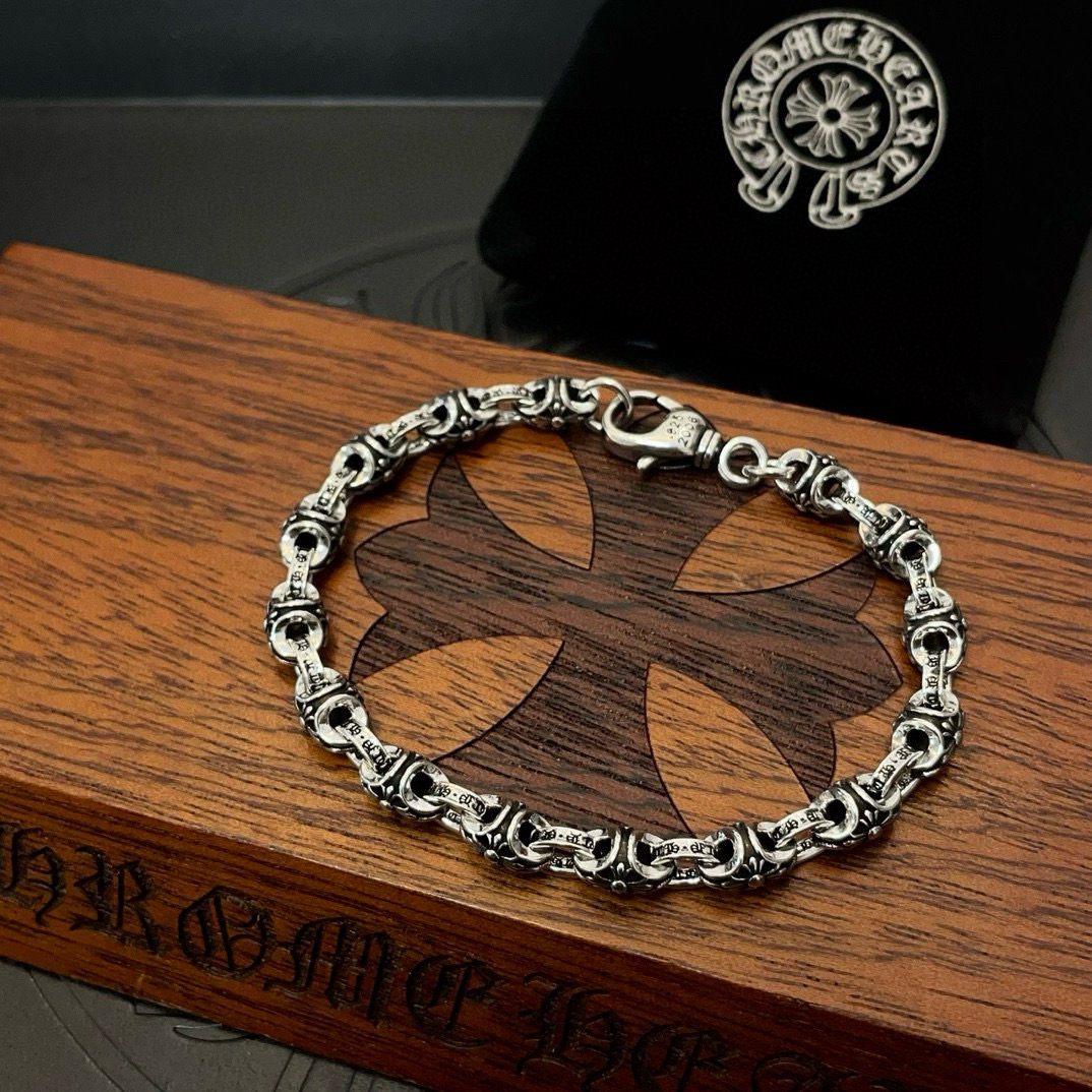 クロムハーツ「Chrome Hearts」ブレスレット - ヴィンテージ&ロックテイスト ペア用