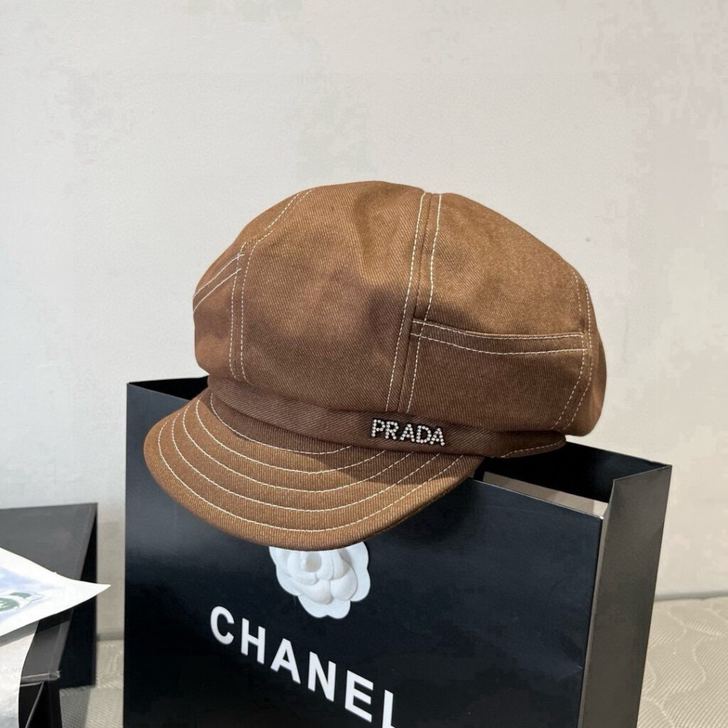 プラダ「Prada」新款 シンプルデザイン 鸭舌帽