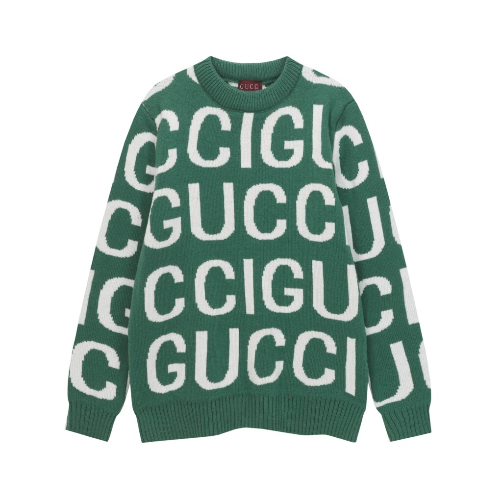 グッチ「Gucci」秋冬新作ジャージーニット ゆったりおしゃれラウンドネックセーター 単品でもインナーとしても必須アイテム