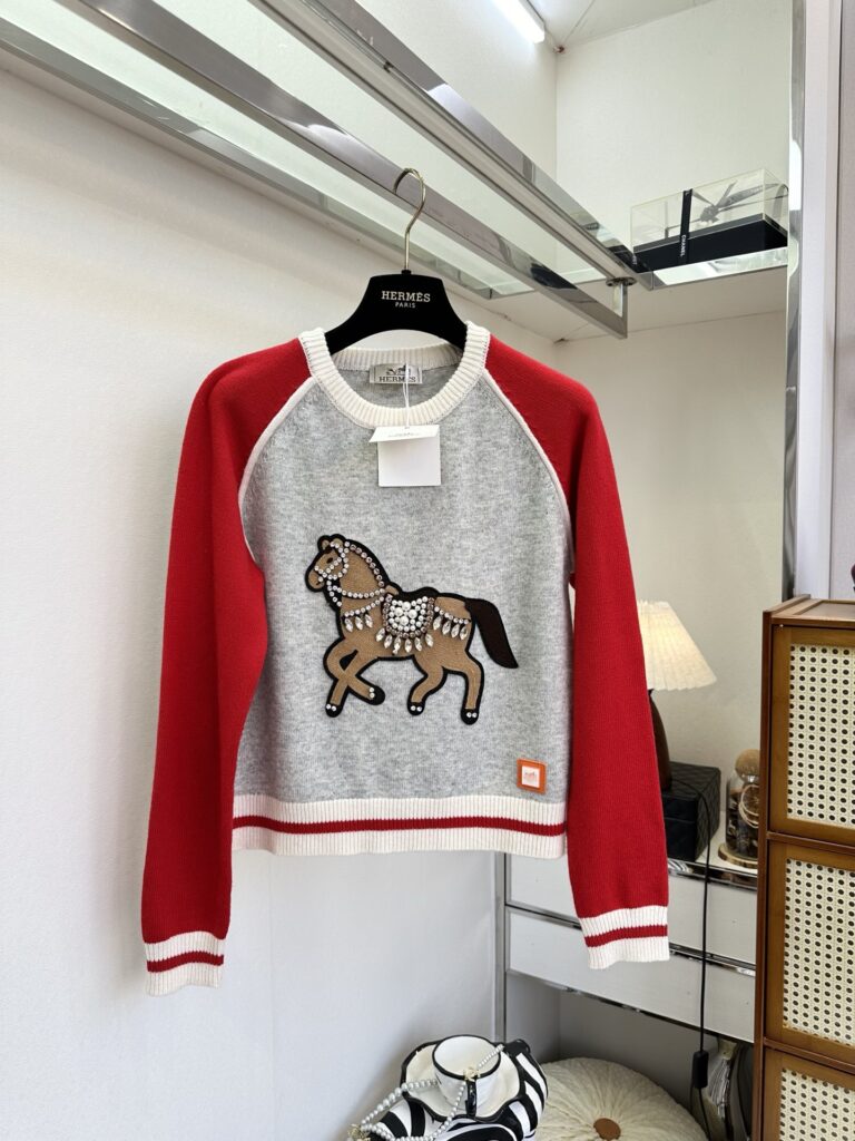 エルメス「Hermès」春季新作ラウンドネックスウェット