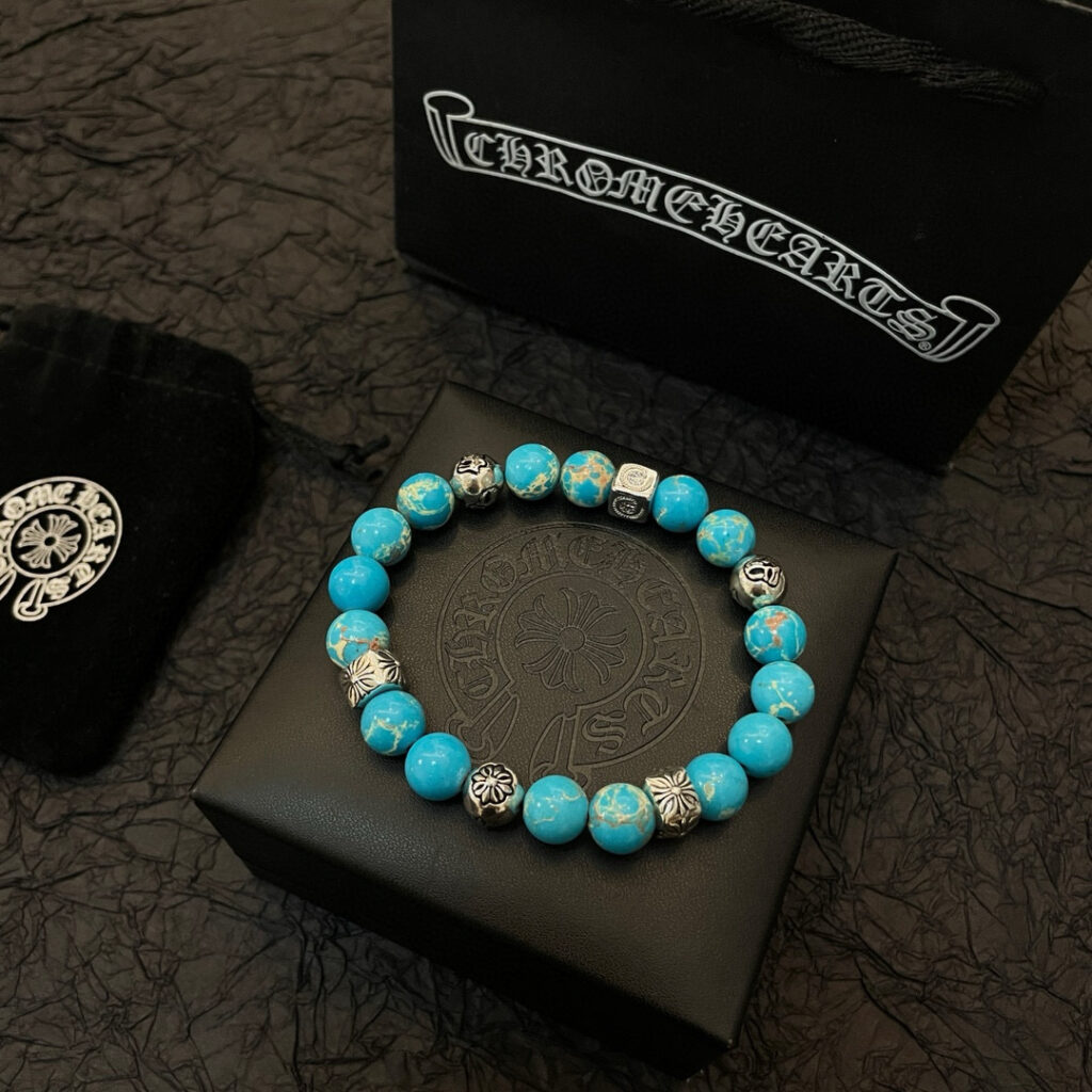クロムハーツ「Chrome Hearts」ブレスレット - ヴィンテージ&ロックテイスト ペア用