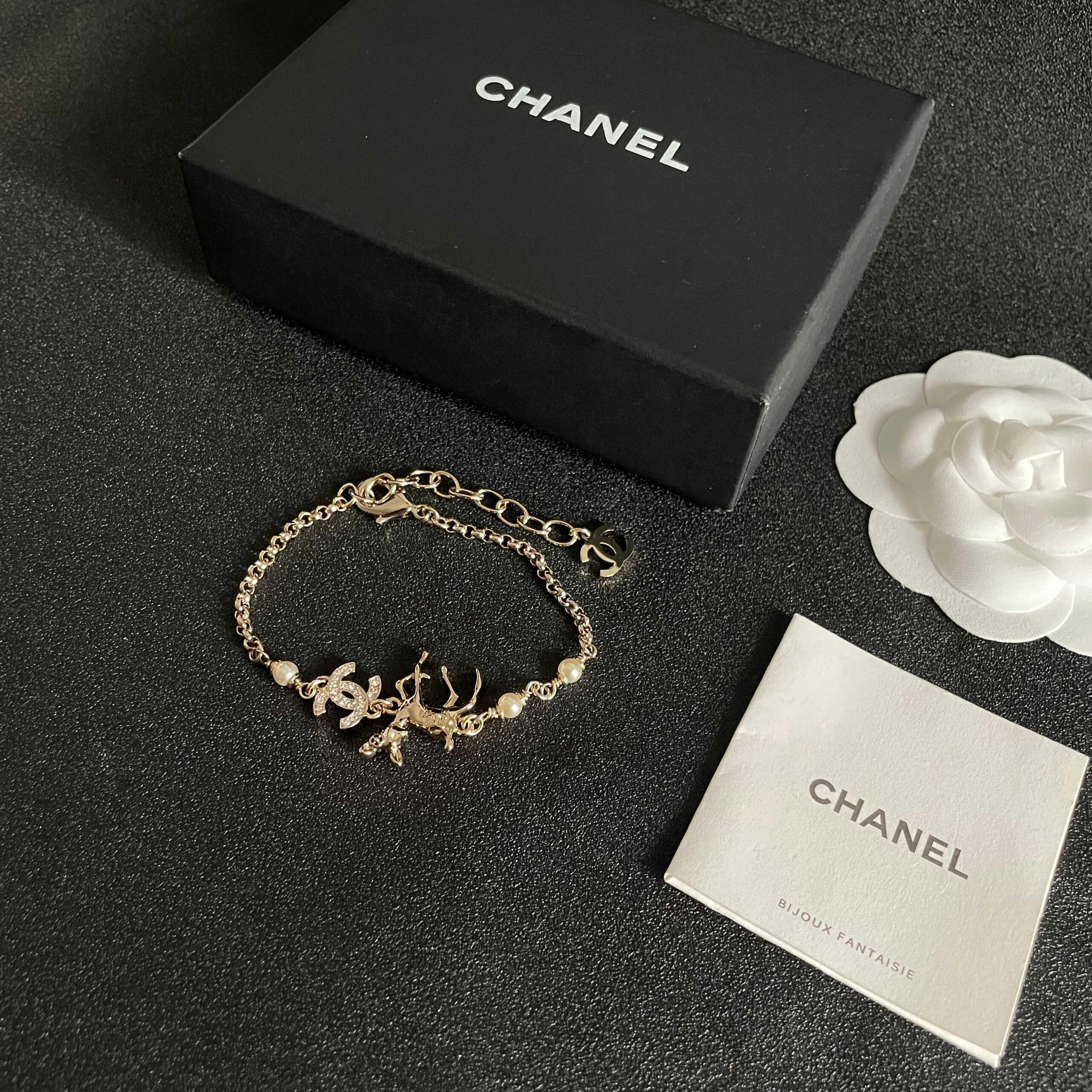 シャネル「Chanel」ディア&ダブルCブレスレット ブレスレット