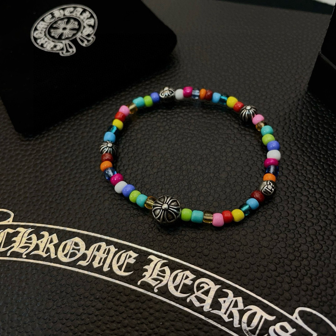 クロムハーツ「Chrome Hearts」ブレスレット - ヴィンテージ&ロックテイスト ペア用