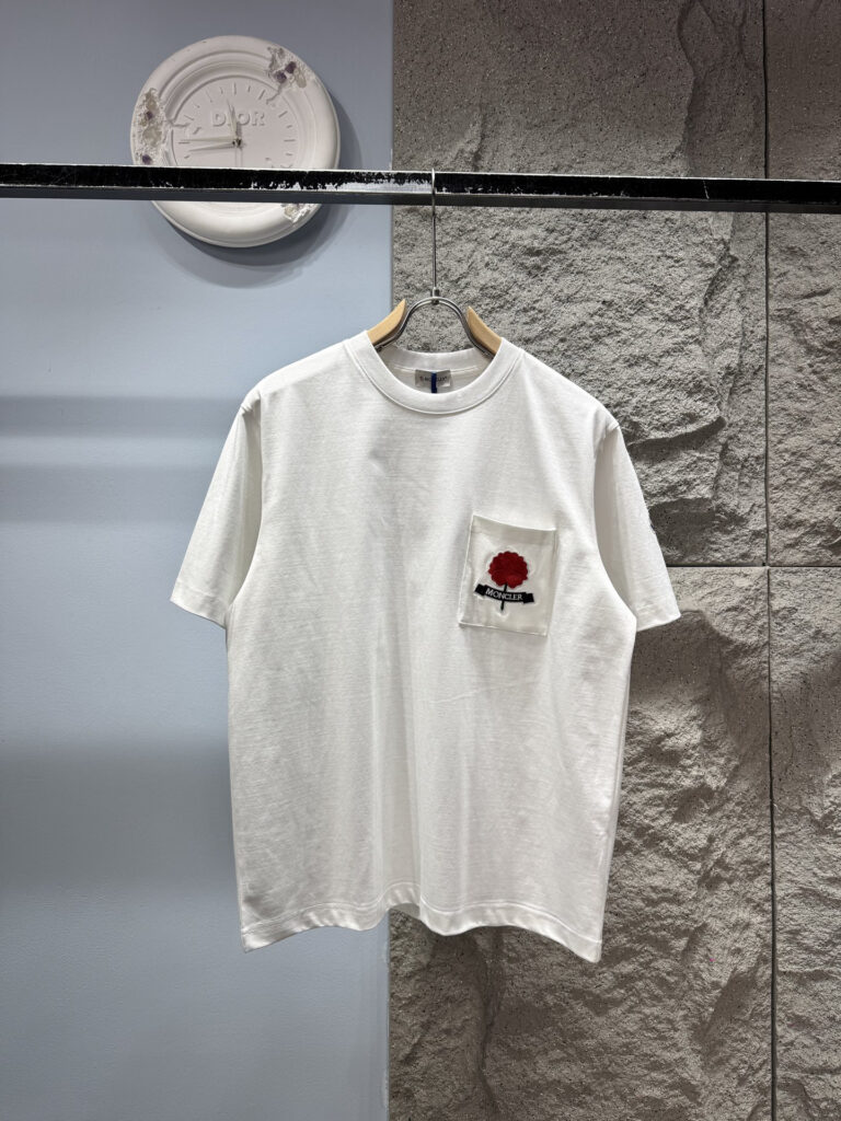 モンクレール「Moncler」 2026年春夏 コットンTシャツ クルーネック
