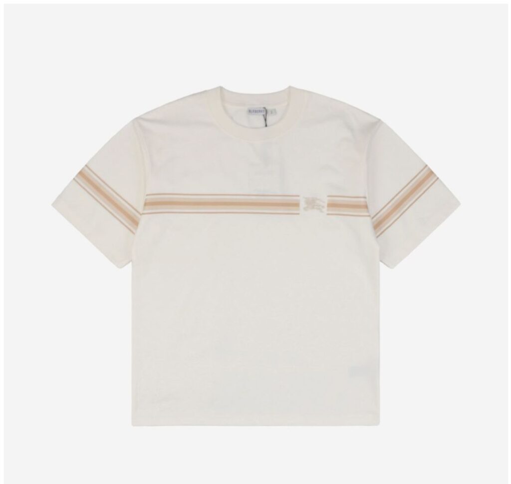 バーバリー Burberry ストライプ＆ホース エンブロイダリー Tシャツ