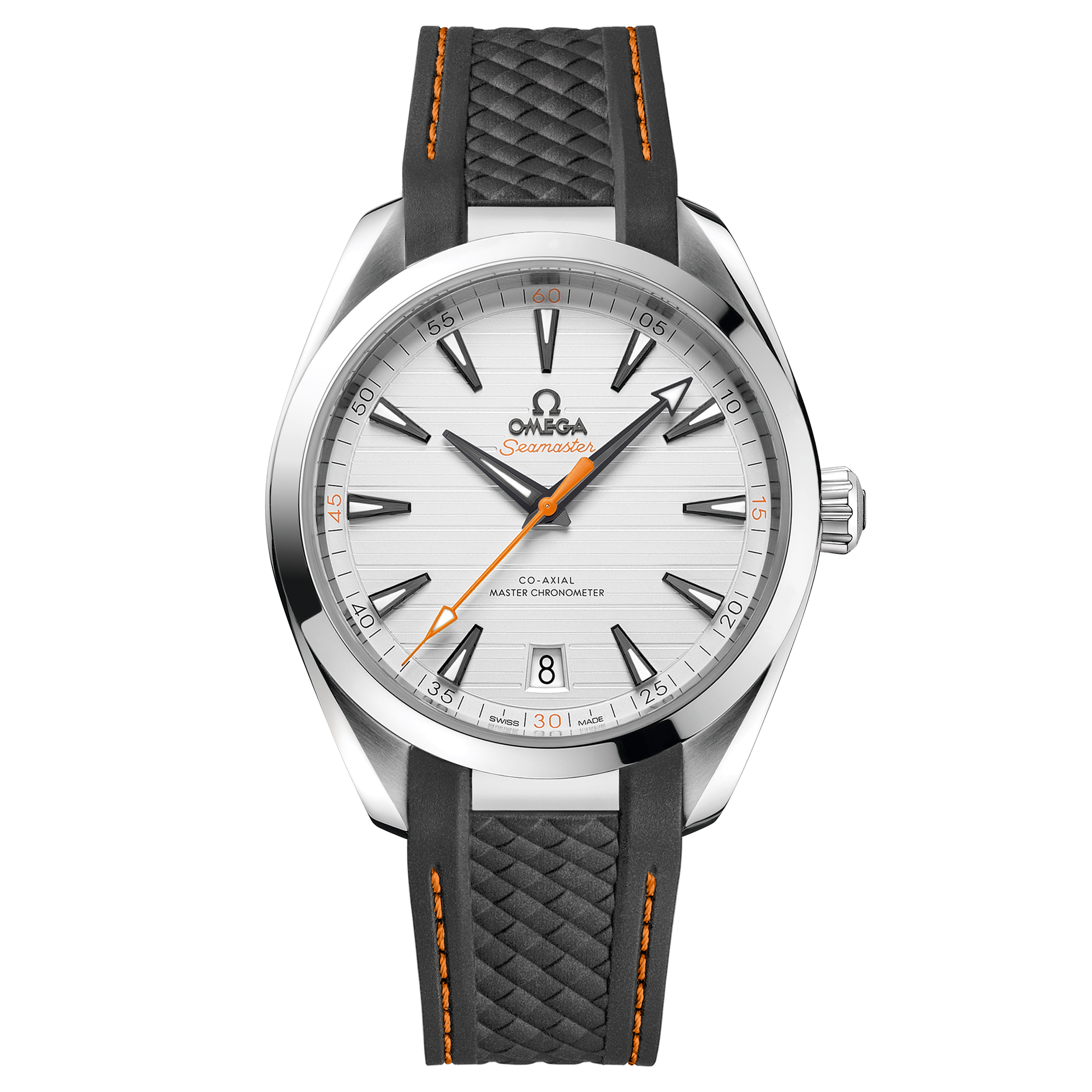 オメガ「Omega」Seamaster クロコダイルストラップ腕時計41mm