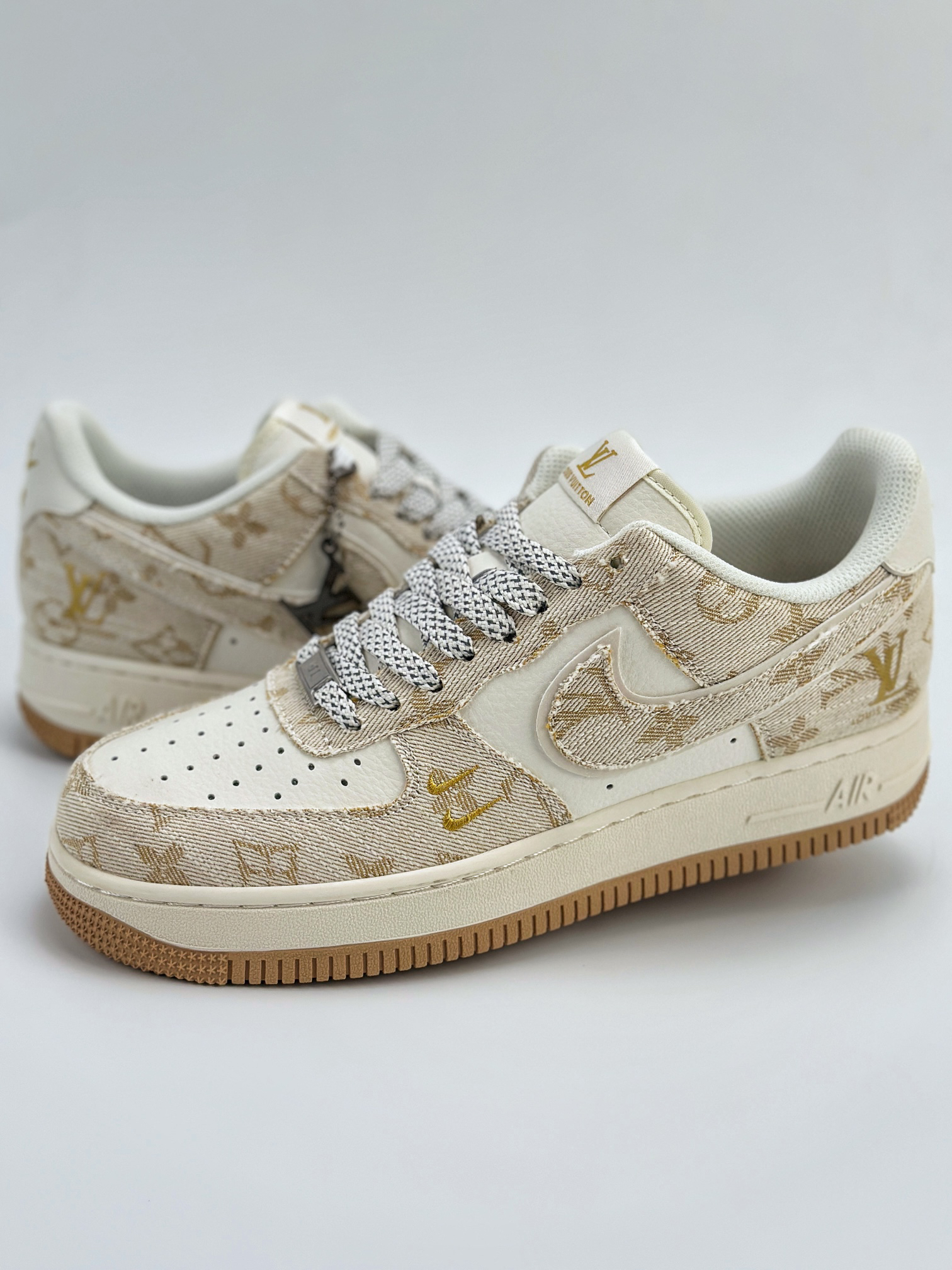 ルイ・ヴィトン x ナイキ Air Force 1 Low 限定クラシック ローカットコラボトレンドスニーカー「LV Nike」