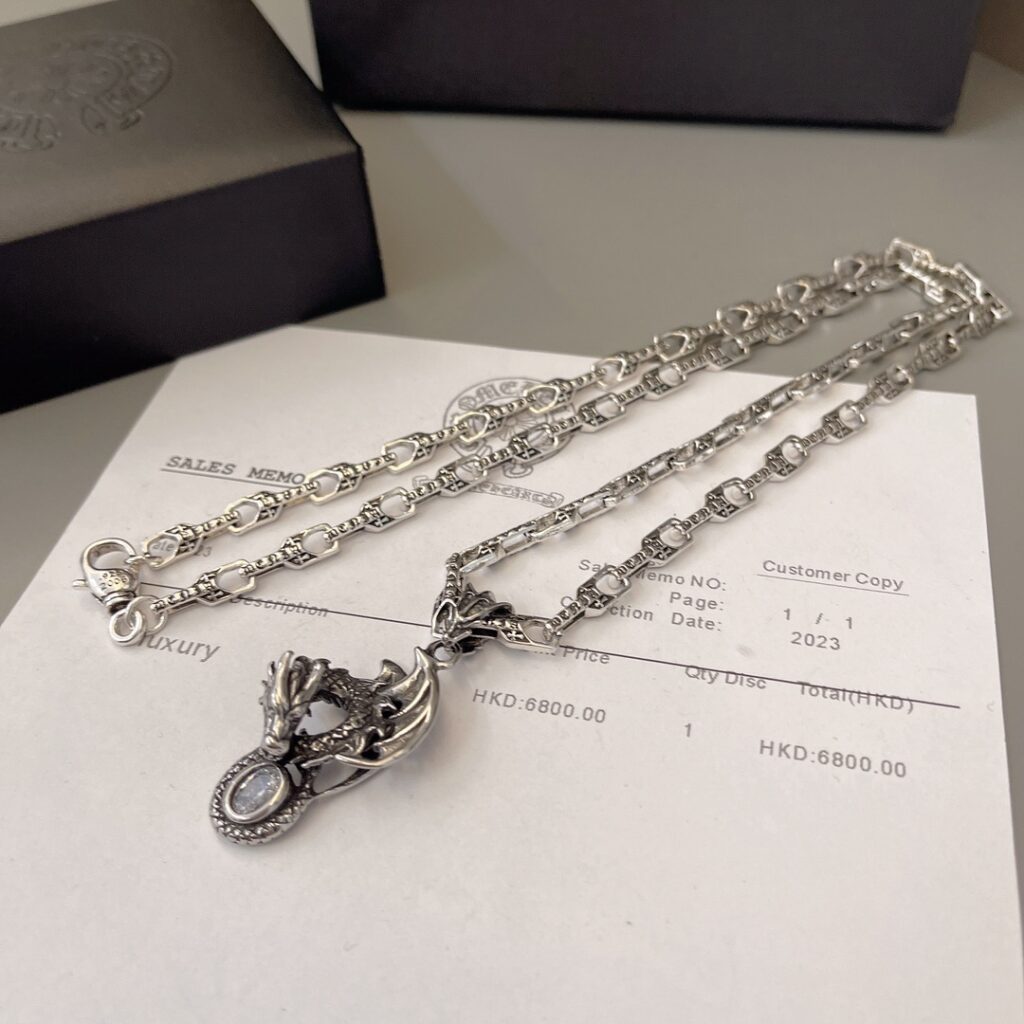クロムハーツ「Chrome Hearts」シンプルペンダントネックレス - ユニセックス