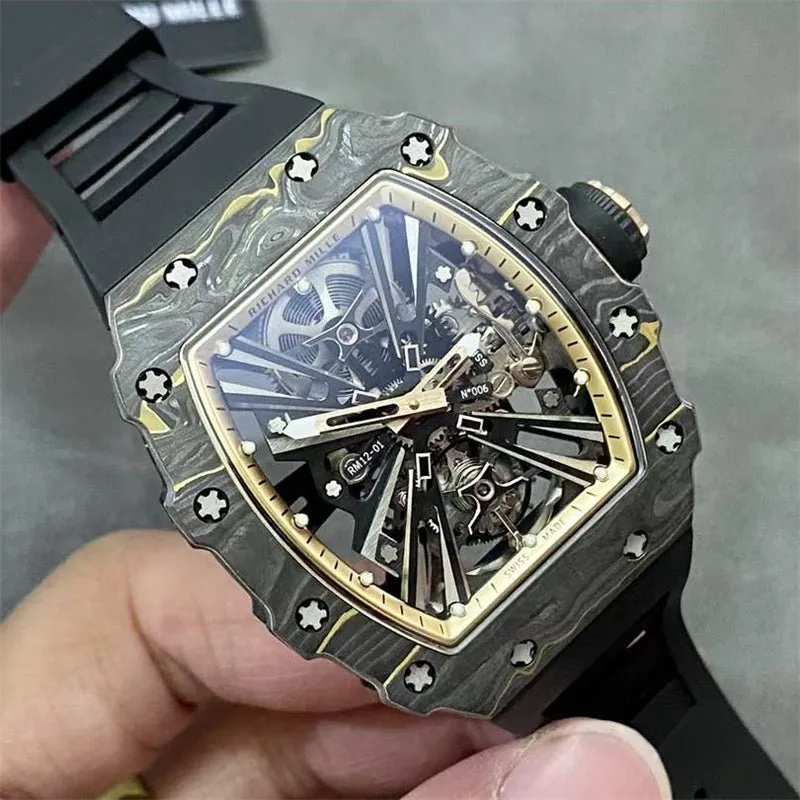 リシャール ミル「Richard Mille」トゥールビヨン RM 12-01 カーボンファイバー48MM
