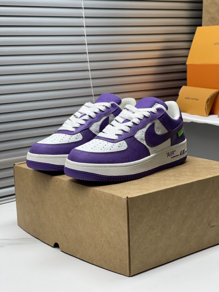 ルイ・ヴィトン x ナイキ Air Force 1 Low 限定クラシック ローカットコラボトレンドスニーカー「LV Nike」