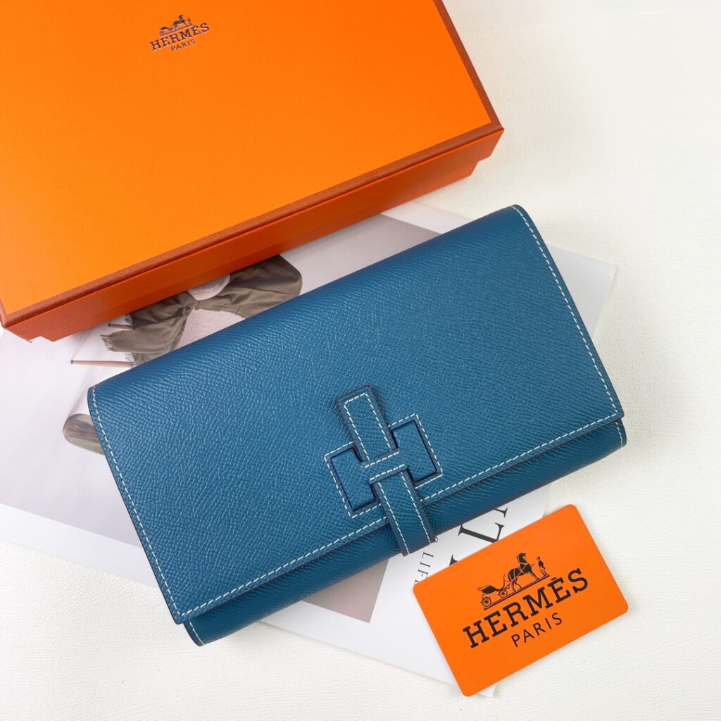 エルメス New H Passant トゥータンマン ウォレット