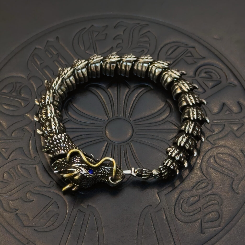 クロムハーツ「Chrome Hearts」ブレスレット - ヴィンテージ＆ロックテイスト ペア用