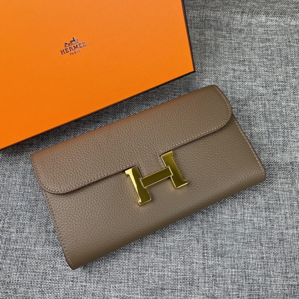 【新入荷】エルメス Constance H 金具レザー財布「名シリーズ定番ウォレット」