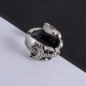 クロムハーツ「Chrome Hearts」クラシックヴィンテージ&モダンリング - フリーサイズ