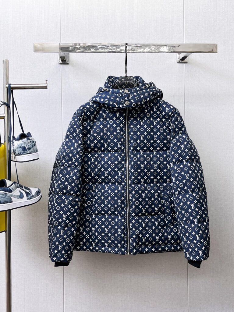 ルイ・ヴィトン「Louis Vuitton」‌秋冬用フード付きダウンジャケット 男女兼用