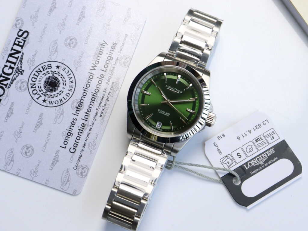 ロンジン「Longines」コンクエスト プレジデンス コレクション メンズ クロノグラフ 腕時計41mm
