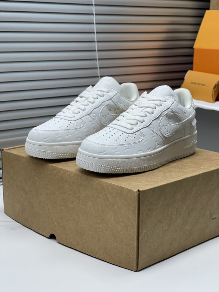 ルイ・ヴィトン x ナイキ Air Force 1 Low 限定クラシック ローカットコラボトレンドスニーカー「LV Nike」