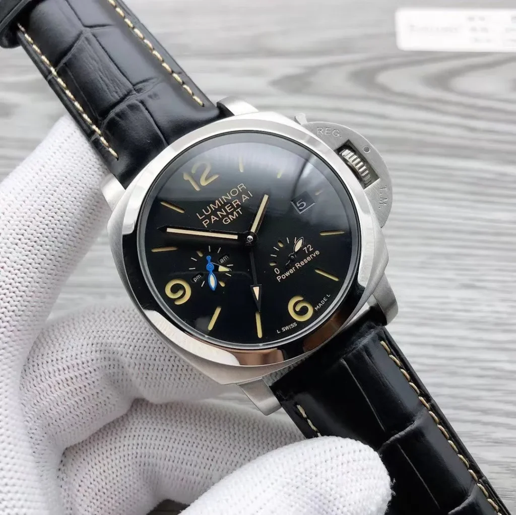 パネライ「Panerai」Luminor 1950 3 Days GMT Power Reserve 自動巻き腕時計 44MM