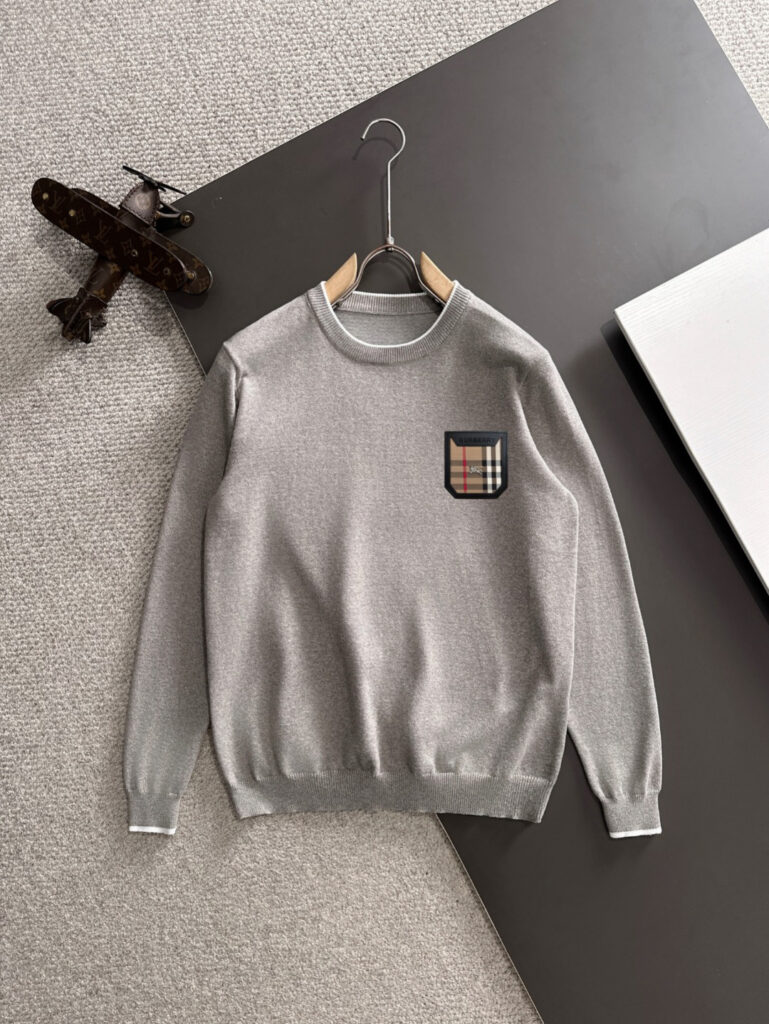 エルメス「Hermès」秋冬用ラウンドネックニットセーター