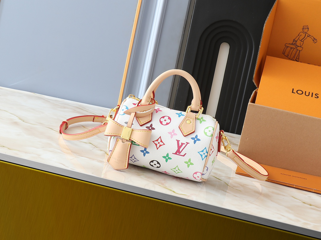 ルイ・ヴィトン「LV x TM」ナノ・スピーディ - ミニ・ハンドバッグ