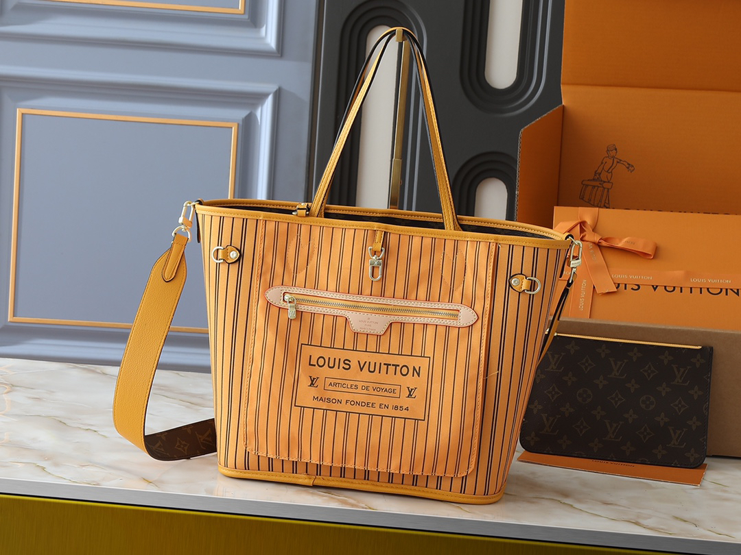 ルイ・ヴィトン ネヴァーフル・インサイドアウト MM バッグ「Neverfull Bag」
