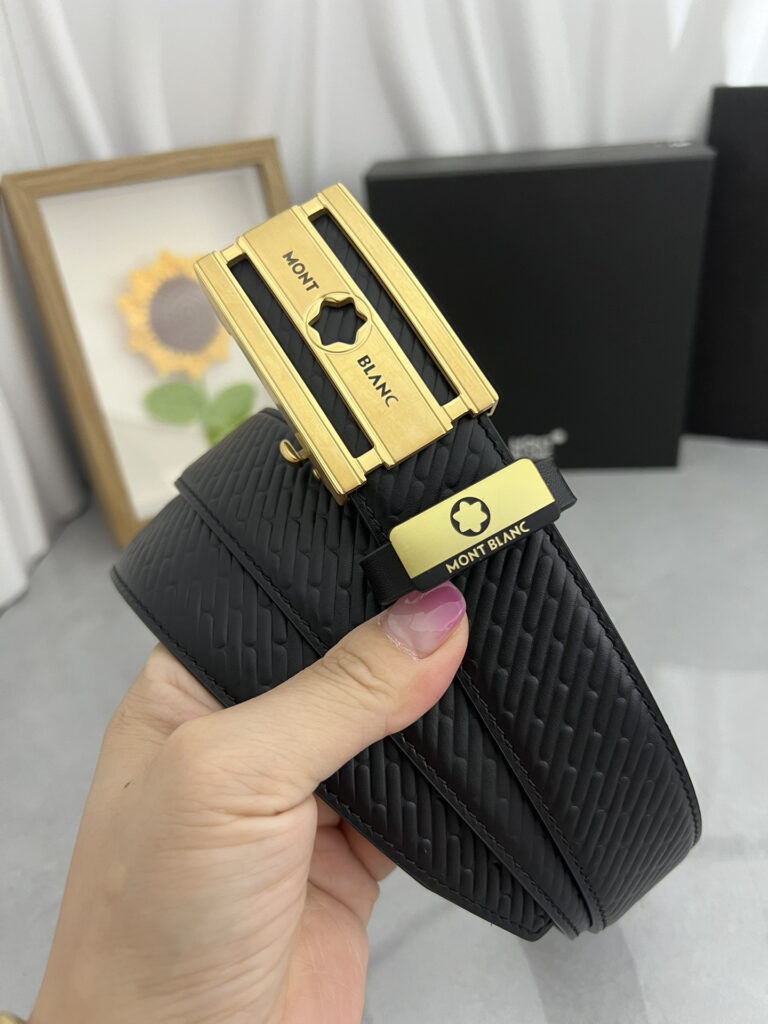 【厳選在庫】Montblanc ビジネスマン正装ベルト「全長約 100cm」