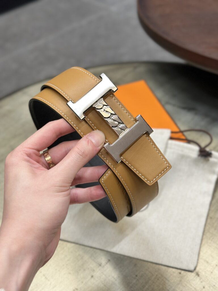 【限定入荷】Hermès フレンチ紳士ベルト「全長約 100cm」